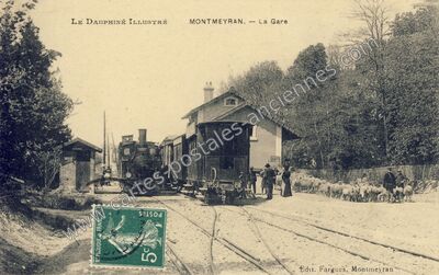 Carte postale ancienne Montmeyran
