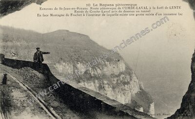 Carte postale ancienne Combe Laval — Saint-Jean-en-Royans (Drôme)