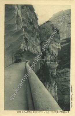 Carte postale ancienne La Roche Fendue — Saint-Martin-en-Vercors (Drôme)