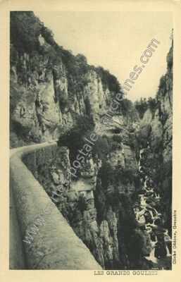 Carte postale ancienne Les Grands Goulets — Saint-Martin-en-Vercors (Drôme)
