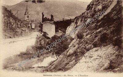 Carte postale ancienne L'Essaillon — Séderon (Drôme)