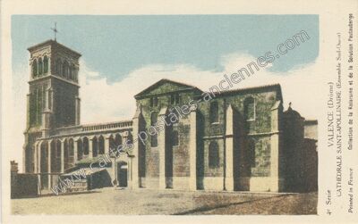 Carte postale ancienne Cathédrale Saint-Apollinaire — Valence (Drôme)