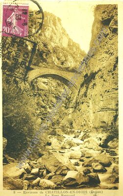 Carte postale ancienne Environs de Chatillon-en-Diois — Châtillon-en-Diois (Drôme)