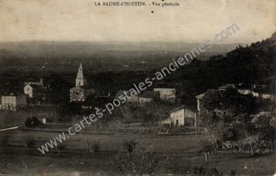 Carte postale ancienne Vue générale — La Baume-d'Hostun (Drôme)