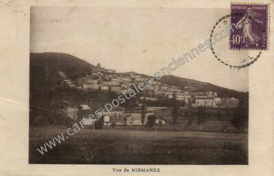 Carte postale ancienne Vue — Mirmande (Drôme)