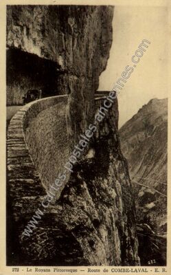 Carte postale ancienne Combe Laval — Saint-Jean-en-Royans (Drôme)