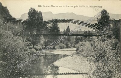 Carte postale ancienne Pont de Manne — Non Localisée (Drôme)