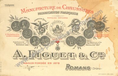 Carte postale ancienne Romans — Romans-sur-Isère (Drôme)