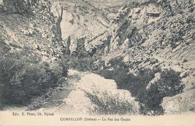 Carte postale ancienne Cornillon — Cornillon-sur-l'Oule (Drôme)