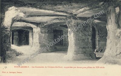 Carte postale ancienne Chateau Gaillard — Les Andelys (Eure)