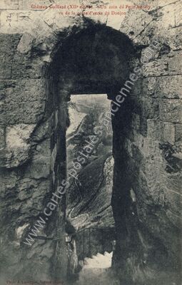 Carte postale ancienne Chateau Gaillard — Les Andelys (Eure)