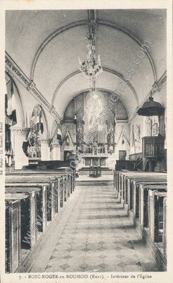 Carte postale ancienne Bosc Roger en Roumois — Bosroumois (Eure)