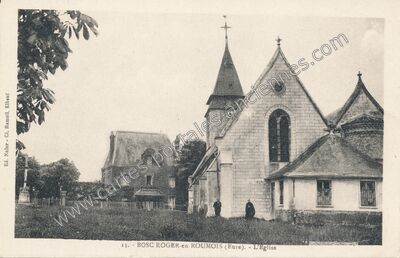 Carte postale ancienne Bosc Roger en Roumois — Bosroumois (Eure)