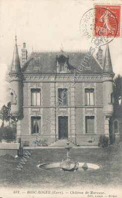Carte postale ancienne Bosc Roger en Roumois — Bosroumois (Eure)