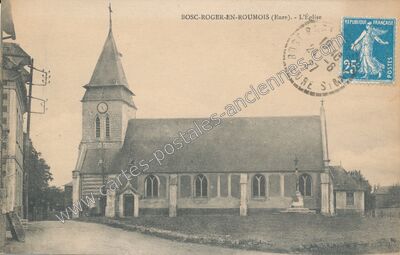 Carte postale ancienne Bosc Roger en Roumois — Bosroumois (Eure)