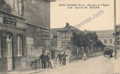 Carte postale ancienne Bosc Roger — Bosroumois (Eure)