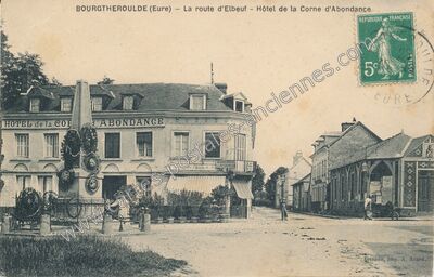 Carte postale ancienne Bourgtheroulde — Bourgtheroulde Infreville (Eure)