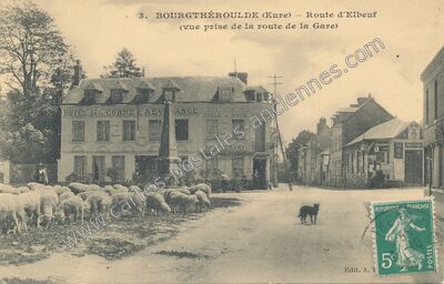 Carte postale ancienne Bourgtheroulde — Bourgtheroulde Infreville (Eure)