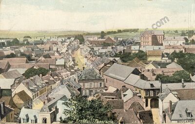 Carte postale ancienne Panorama — Breteuil (Eure)