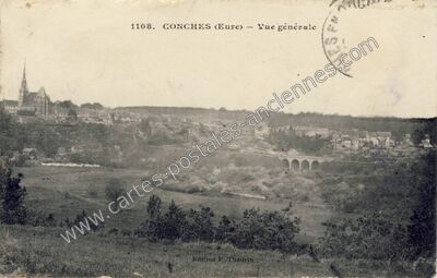 Carte postale ancienne Conches — Conches-en-Ouche (Eure)