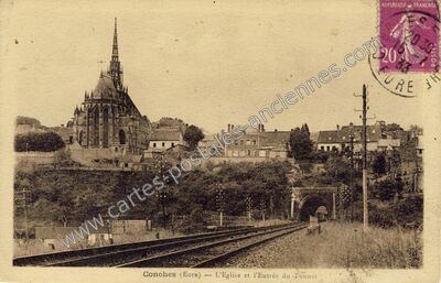 Carte postale ancienne Conches — Conches-en-Ouche (Eure)