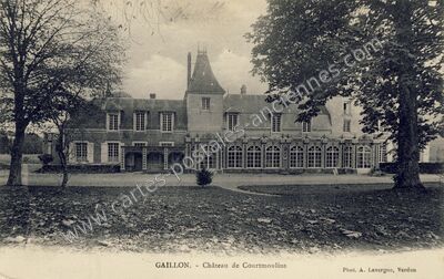 Carte postale ancienne Château de Courtmoulins — Gaillon (Eure)