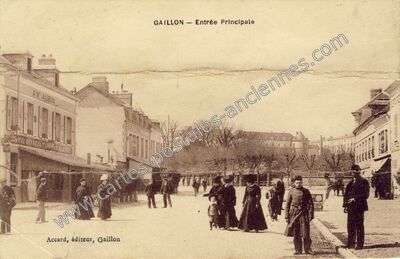 Carte postale ancienne Entrée Principale — Gaillon (Eure)