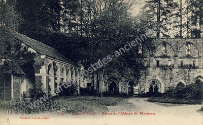 Carte postale ancienne Abbaye de Mortemer — Lisors (Eure)