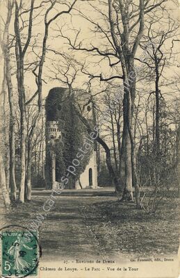 Carte postale ancienne Chateau de Louye — Louye (Eure)