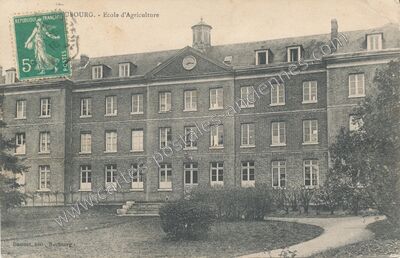 Carte postale ancienne Ecole d'Agriculture — Le Neubourg (Eure)