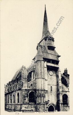 Carte postale ancienne Eglise Saint-Martin — Nonancourt (Eure)