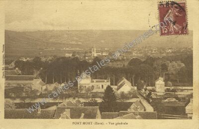 Carte postale ancienne Vue générale — Port-Mort (Eure)