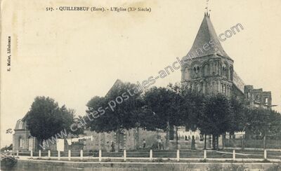 Carte postale ancienne Quillebeuf — Quillebeuf-sur-Seine (Eure)