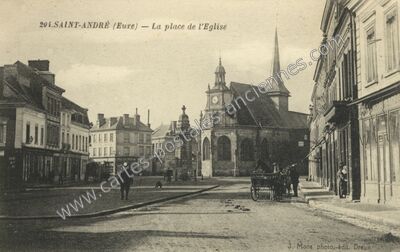 Carte postale ancienne St Andre de l'Eure — Saint Andre de L (Eure)