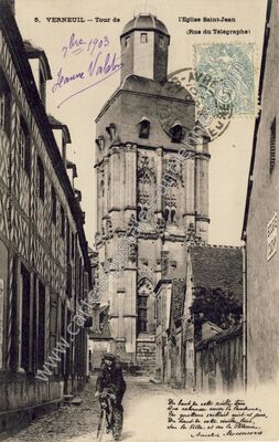 Carte postale ancienne Verneuil — Verneuil-sur-Avre (Eure)