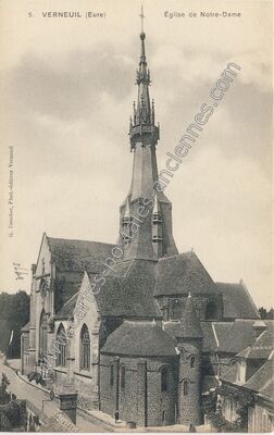 Carte postale ancienne Verneuil — Verneuil-sur-Avre (Eure)