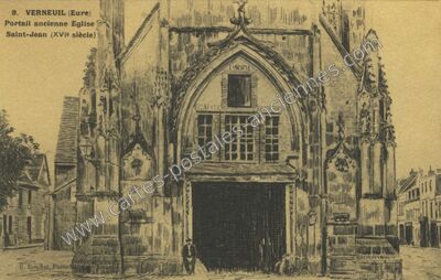 Carte postale ancienne Verneuil — Verneuil-sur-Avre (Eure)