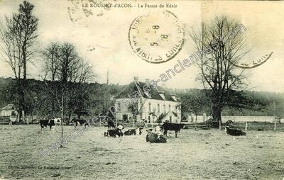 Carte postale ancienne Le Rousset d'Acon — Acon (Eure)