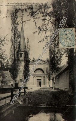 Carte postale ancienne Environs de Louviers — Acquigny (Eure)