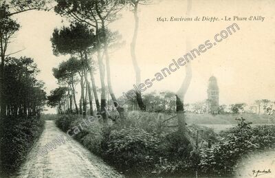 Carte postale ancienne Le Phare d'Ailly — Ailly (Eure)