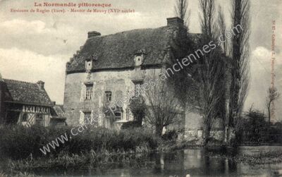 Carte postale ancienne Manoir de Mauny — Ambenay (Eure)