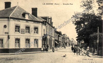 Carte postale ancienne La Barre — La Barre-en-Ouche (Eure)