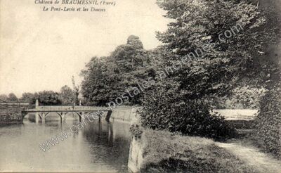 Carte postale ancienne Chateau de Beaumesnil — Beaumesnil (Eure)
