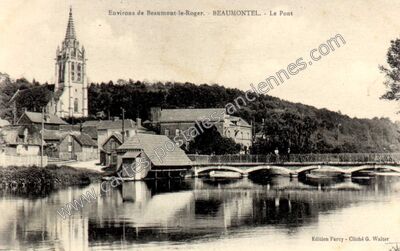 Carte postale ancienne Beaumontel — Beaumontel (Eure)
