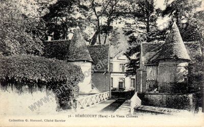 Carte postale ancienne Le Vieux Château — Bémécourt (Eure)