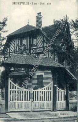 Carte postale ancienne Petit clos — Beuzeville (Eure)