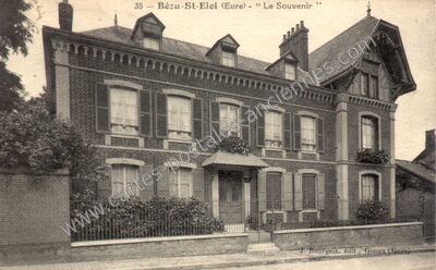 Carte postale ancienne Le Souvenir — Bézu-Saint-Éloi (Eure)