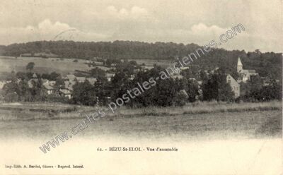 Carte postale ancienne Vue d'ensemble — Bézu-Saint-Éloi (Eure)