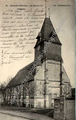 Carte postale ancienne La Bonneville — La Bonneville-sur-Iton (Eure)