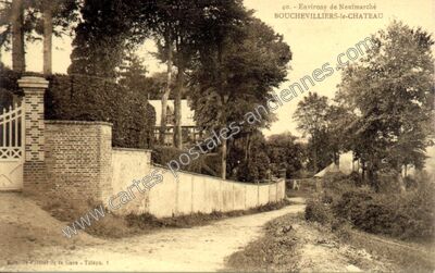 Carte postale ancienne Environs de Neufmarché — Bouchevilliers (Eure)